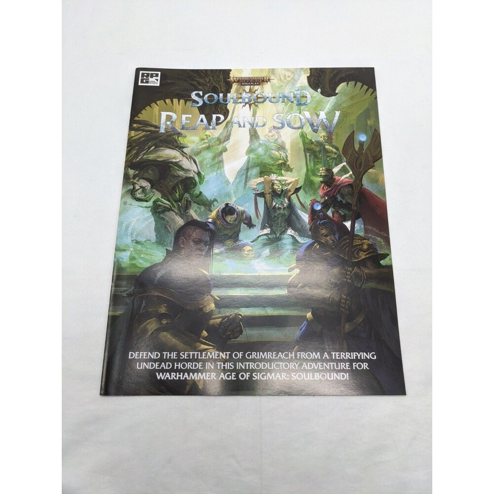 Warhammer 40K Roleplay Soulbound Reap And Sow RPG Adventure Book